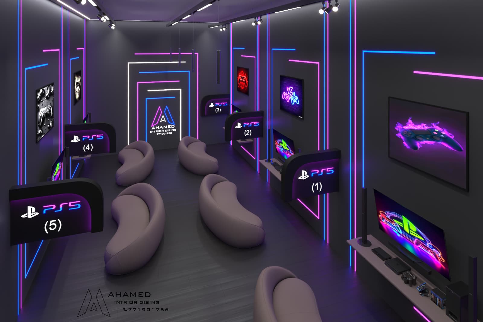 Internet Lounge Design